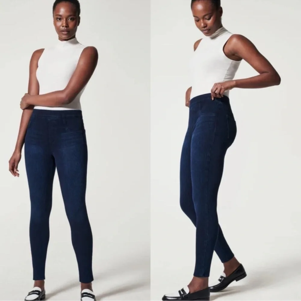 Spanx Women’s Jean-ish Ankle Leggings Jeggings Jeans Size Medium M y2k F